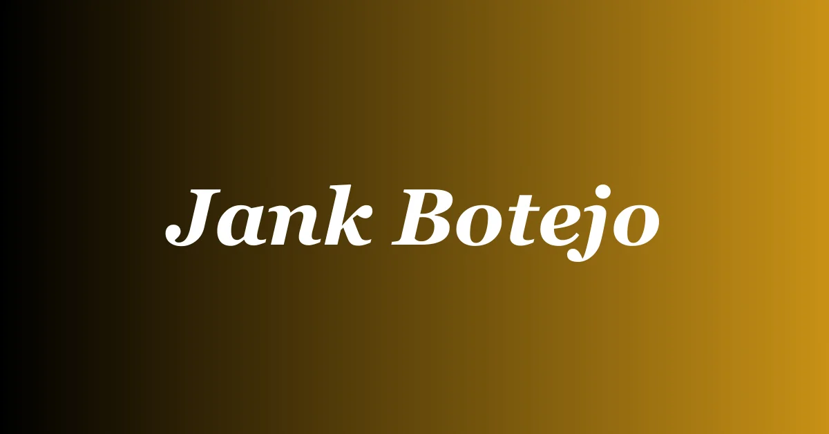 Jank Botejo: Unveiling the Legacy of a Cultural Icon